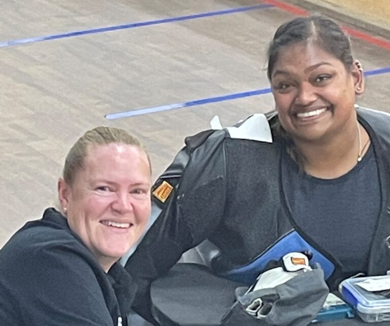 Neelam and support staff smiling after R3 event