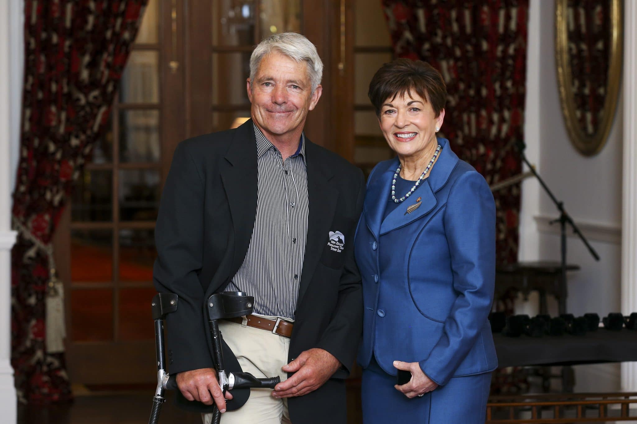 Martin Clark with Governor General of NZ