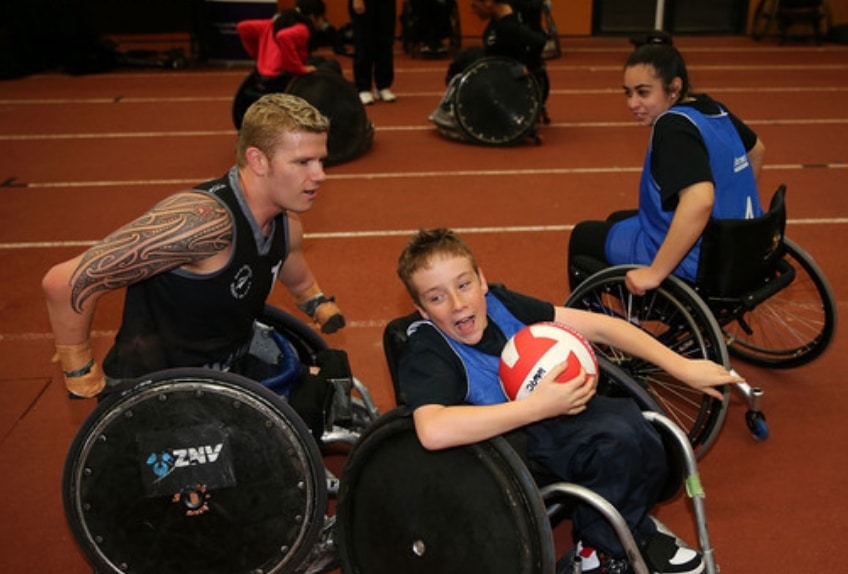 Cameron Leslie wheelchair rugby