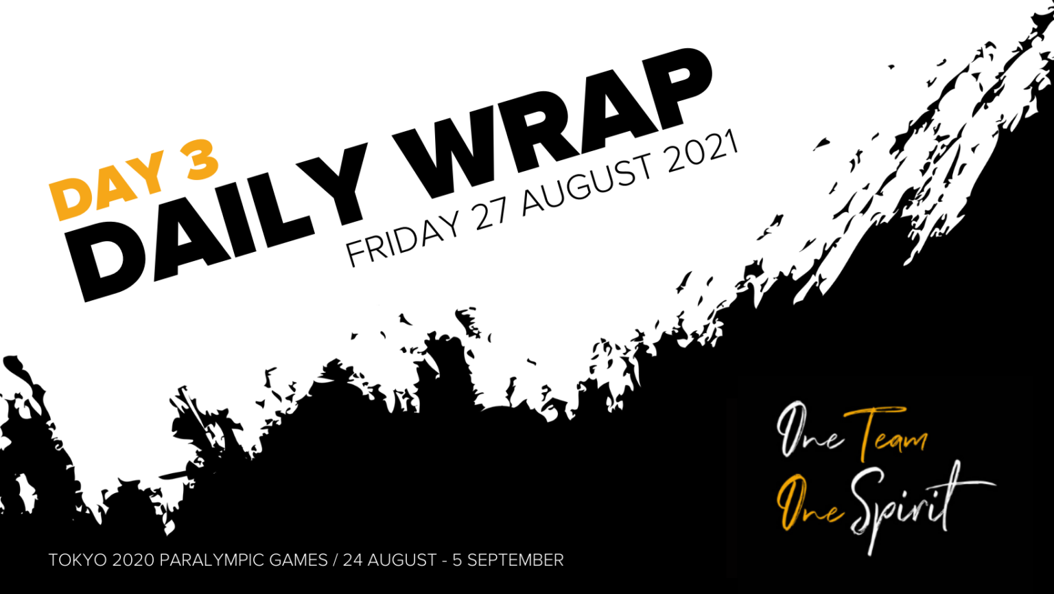 Day 3 - Daily wrap - Friday, 27 August 2021 graphics tile