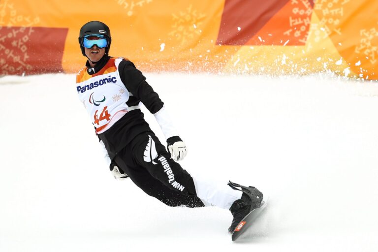 NZ Paralympian snowboarder Carl Murphy in 2018