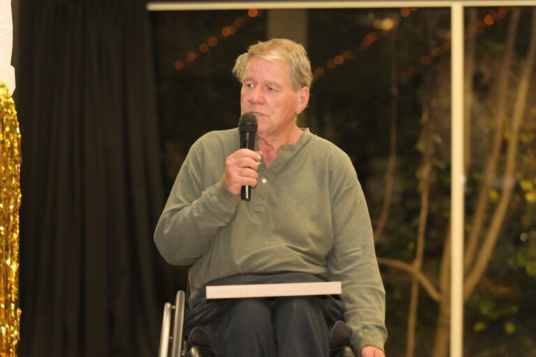 Bruce Tocker at Parafed Waikato 50th anniversary event