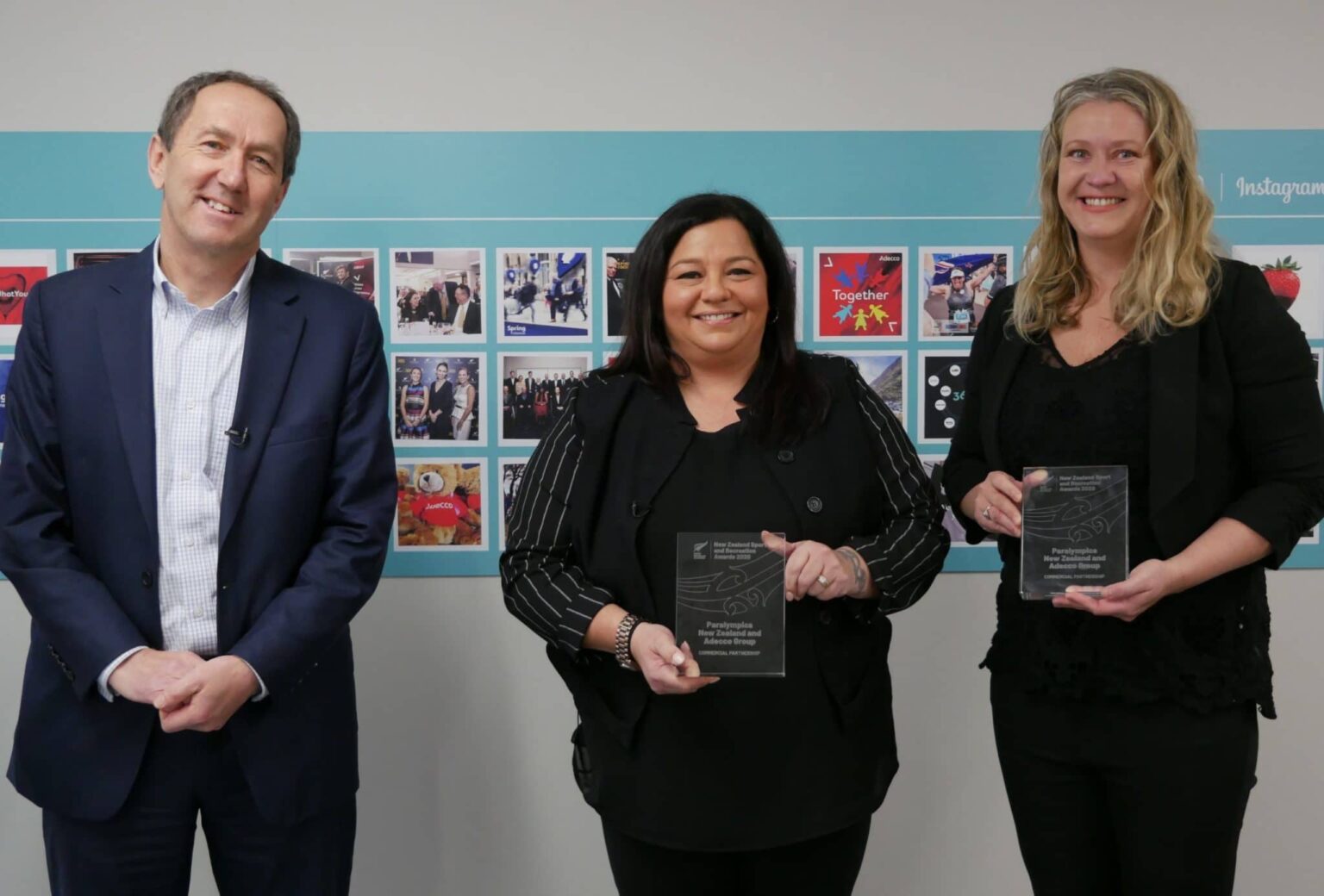 Adecco and PNZ receives the Sport NZ awards