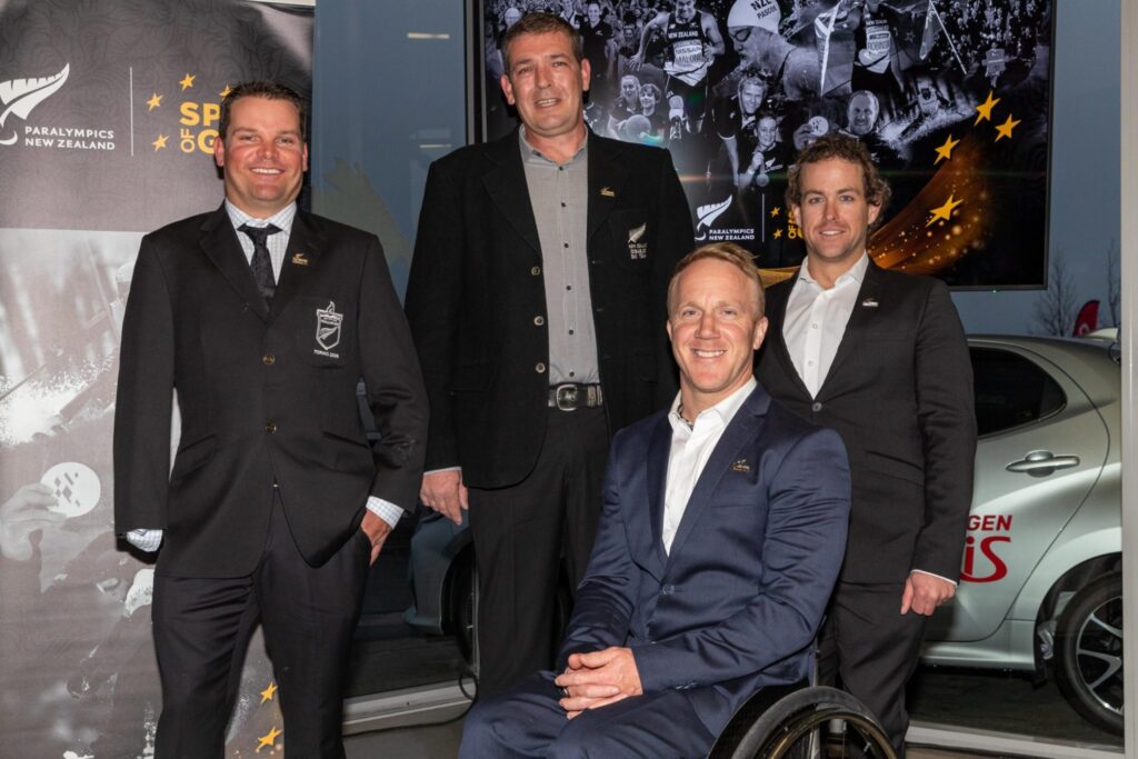 Paralympians Adam Hall, Corey Peters, Mathew Butson and Ant Field