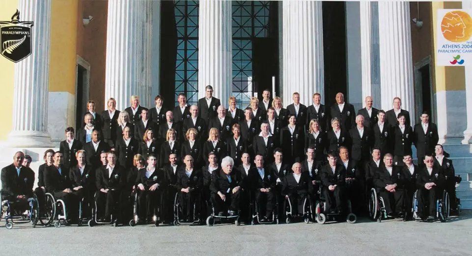 Athens 2004 Paralympic Team group photo