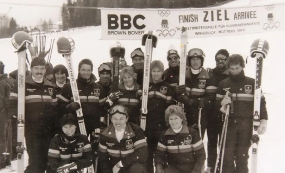 Innsbruck 1984 Paralympic Team group photo