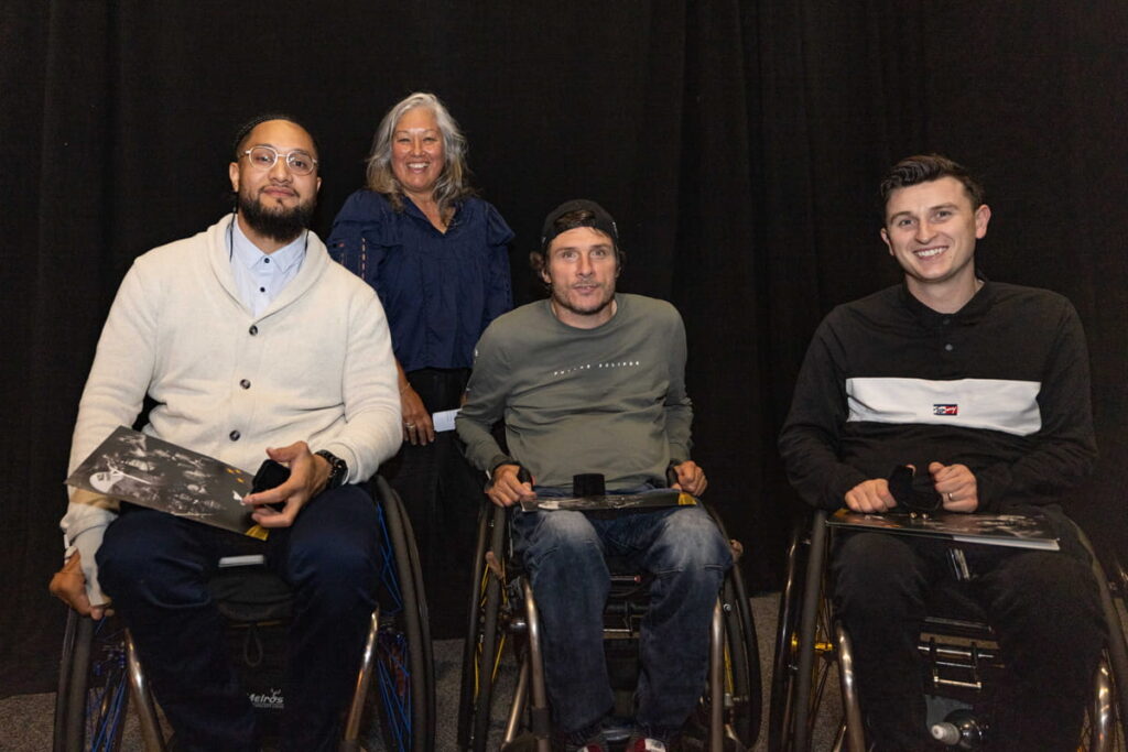 Group portrait of Hayden Barton-Cootes, Jana Rangooni, Gavin Rolton and Cody Everson