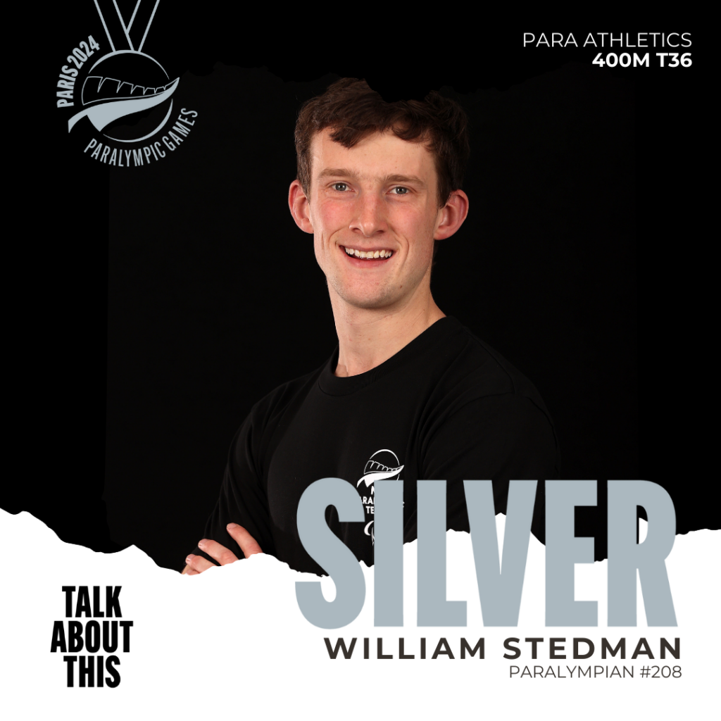 Profile photo of William Stedman. Banner underneath reads "SILVER William Stedman."