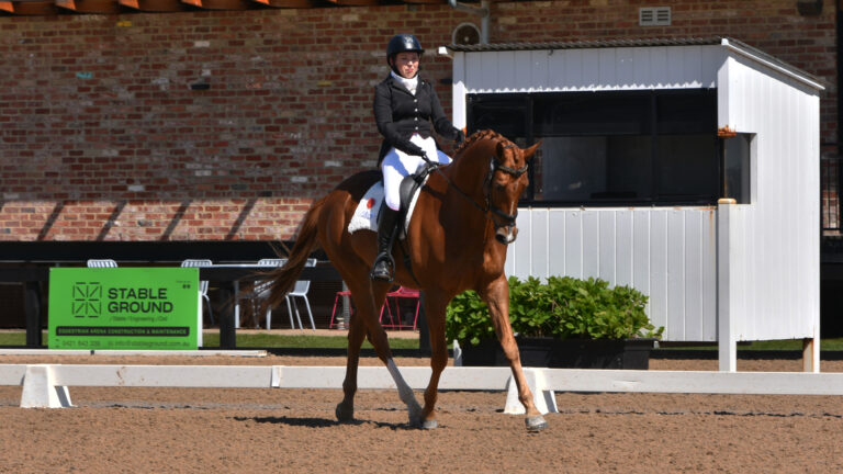 Nicola wills competes in Para equestrian.