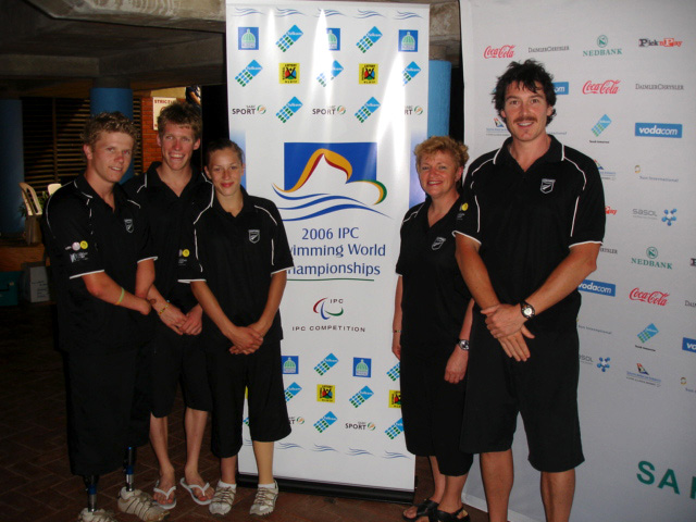 Dame Sophie Pascoe pictured at the 2006 IPC World Para Swimming Championships.