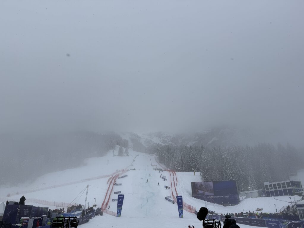 foggy mountain vista