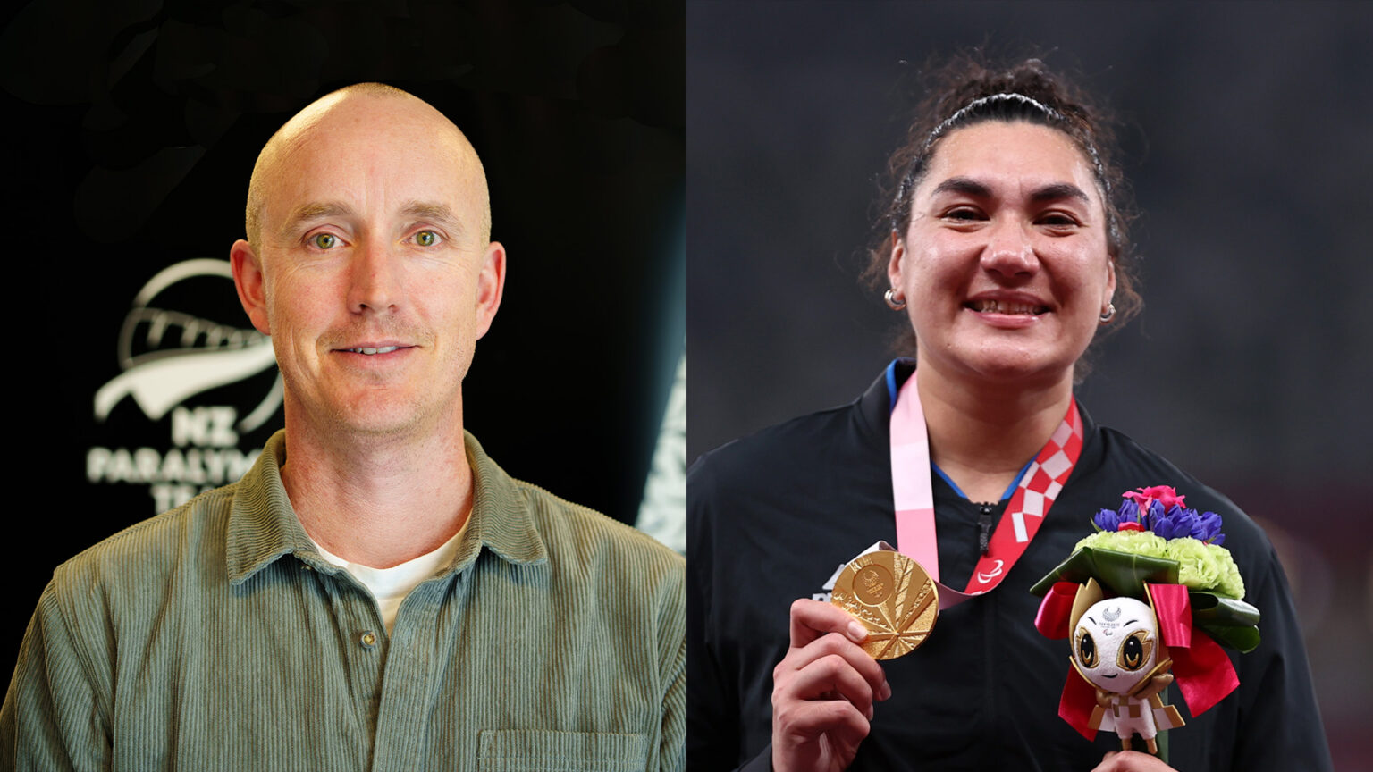 A split image showing Carl Murphy and Lisa Adams.