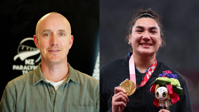 A split image showing Carl Murphy and Lisa Adams.