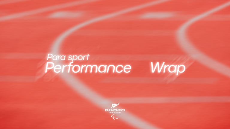 Image of a running track with the title Para sport performance wrap