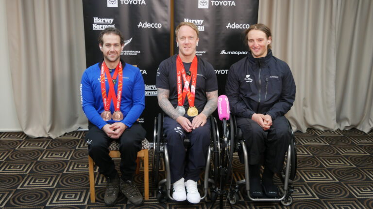 Corey Peters with Adam Hall in Beijing