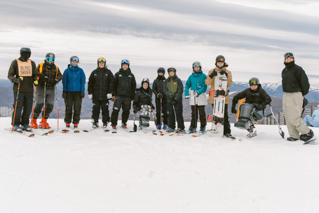 Para alpine skiing and Para snowboard Development Camp 2026 line up