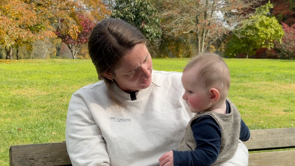 Image of Anna Taylor with her baby